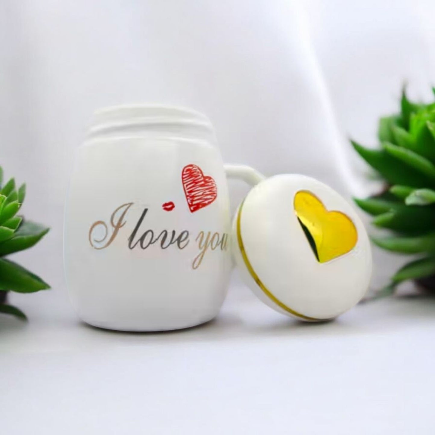 Ceramic Mug with Lid 100ml