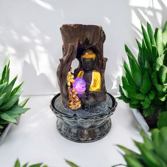 LED Buddha Water Fountain Statue