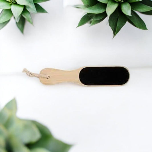 Dual Sided Wooden Foot File Scrubber