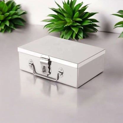 Stainless Steel Spice Storage Box with Lock