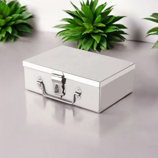 Stainless Steel Spice Storage Box with Lock