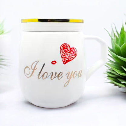 Ceramic Mug with Lid 100ml