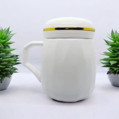 Ceramic Mug with Lid 100ml