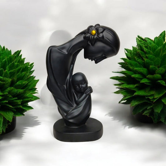 Mother and Child Embrace Sculpture