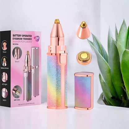 Rainbow Rechargeable Eyebrow Trimmer Shaver