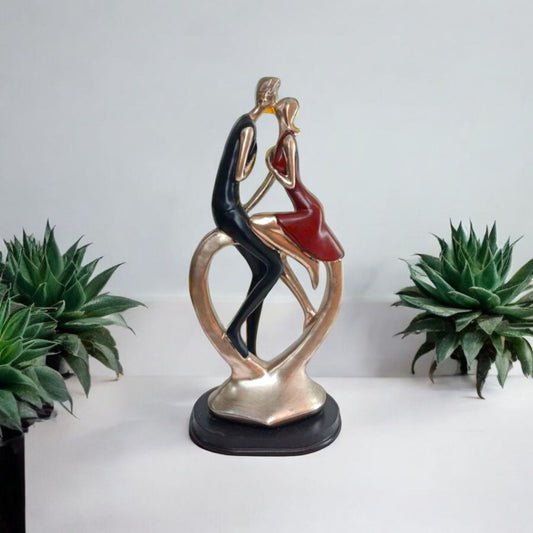 Modern Romantic Couple Resin Figurine