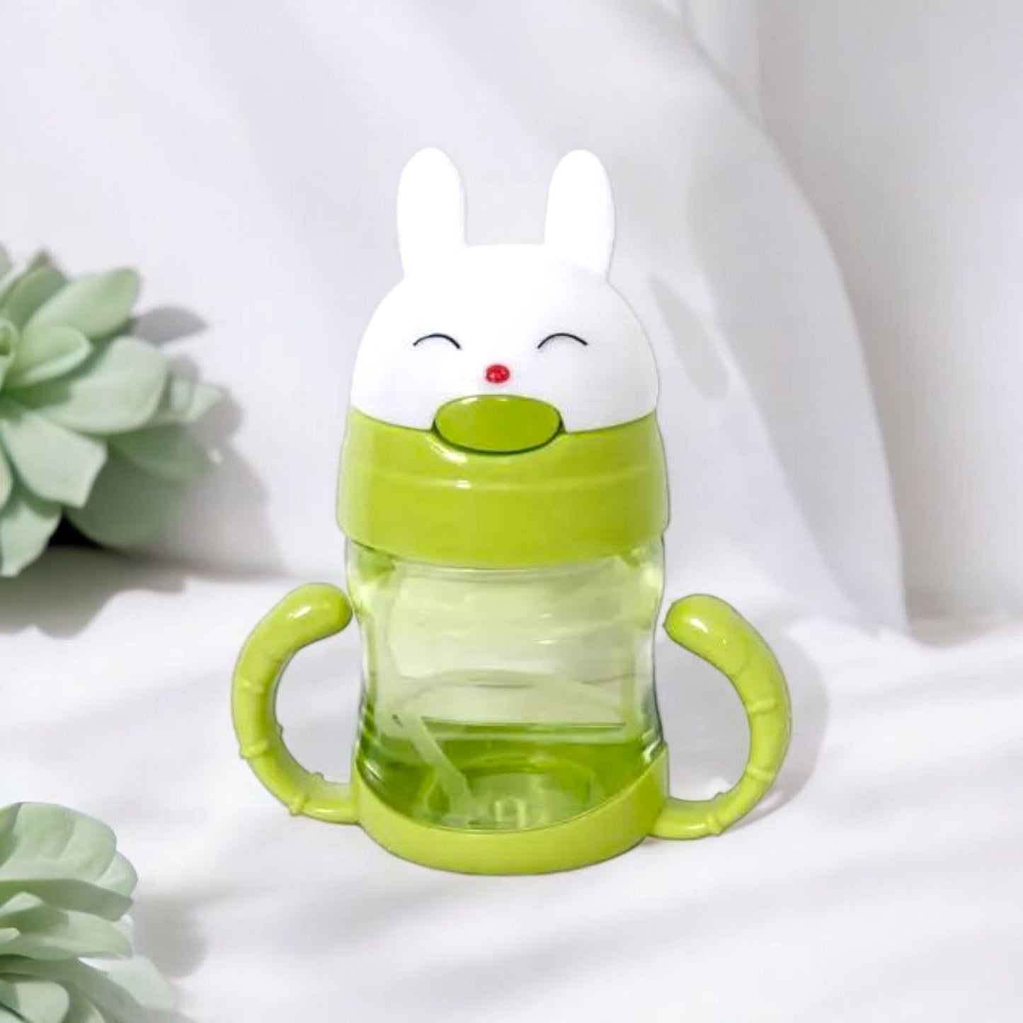 Cute Bunny Sipper Cup with Handle
