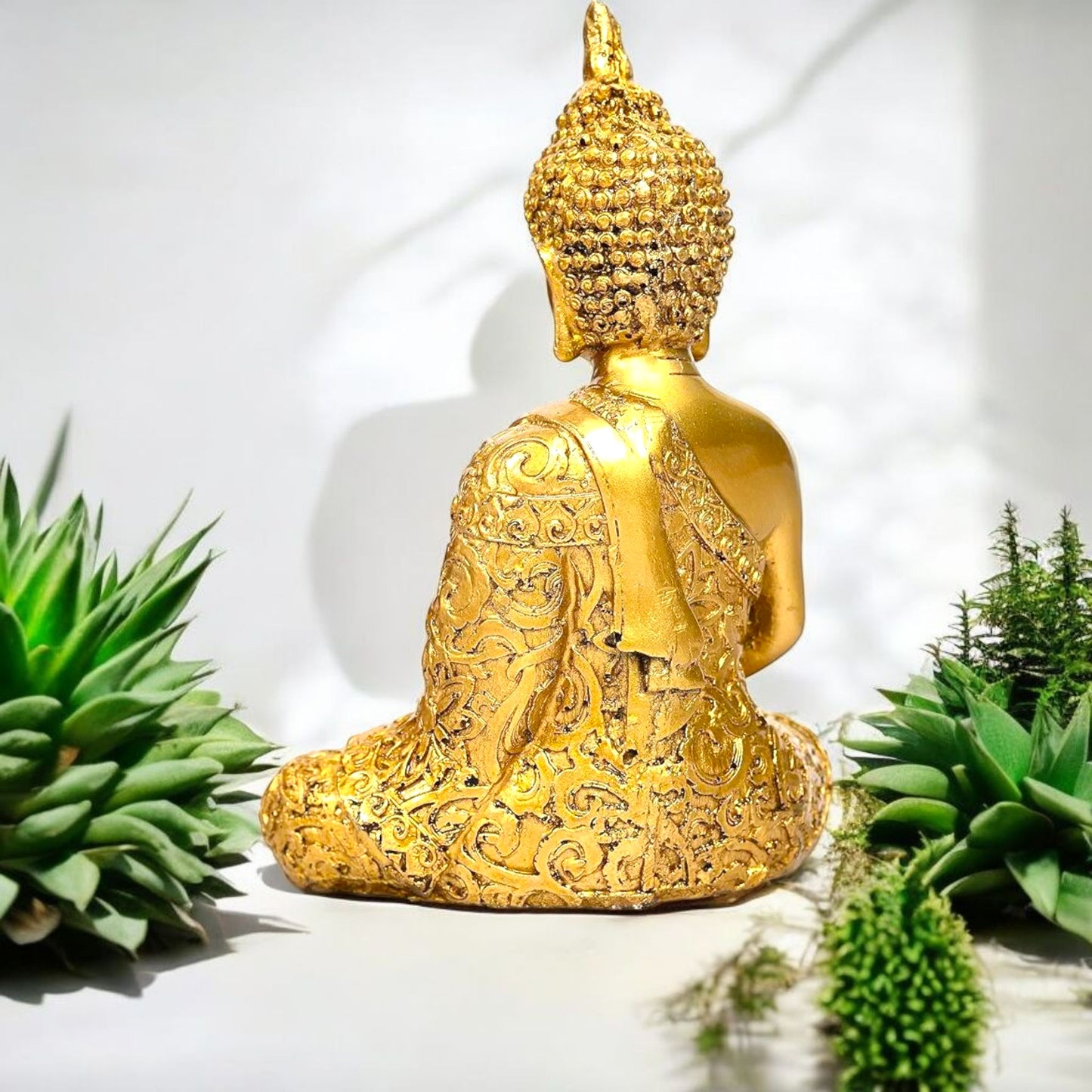 Golden Buddha Statue Home Decor