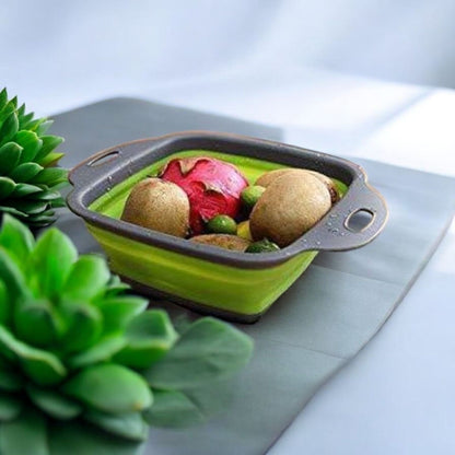 Collapsible Silicone Fruit & Veg Strainer