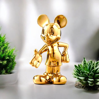 Gold Mickey Mouse Figurine