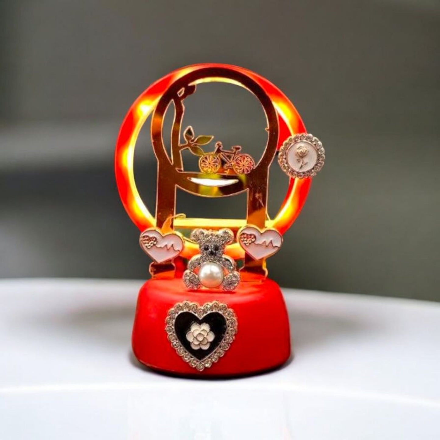 Romantic Decorative Night Lamp with Love Theme