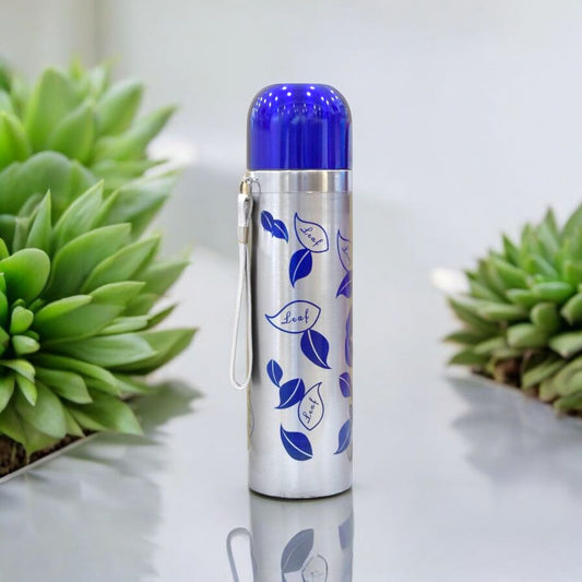 Leaf Print Stainless Steel Water Bottle 500ml