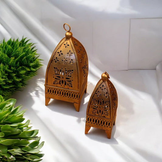 Decorative Metal Lantern Set