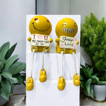 Cheerful Yellow Emotion Figurine Set