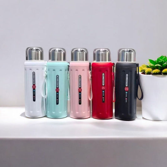 Vacuum Water Bottle with Cup Lid 800ml