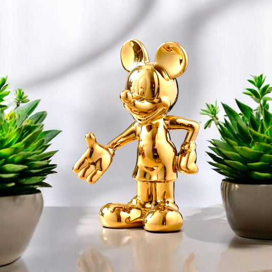 Gold Mickey Mouse Figurine