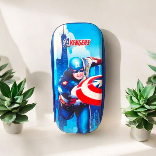 Captain America Themed Pencil Case