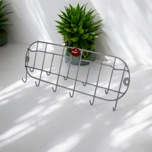 Stainless Steel Wall-Mount Kitchen Hook Rack