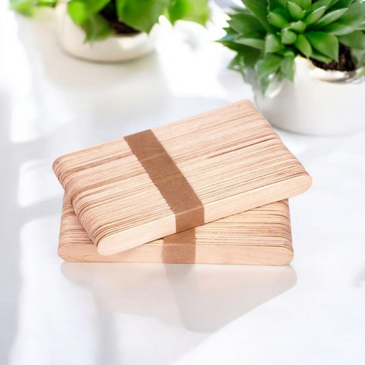 Natural Wooden Popsicle Craft Sticks-25PCS