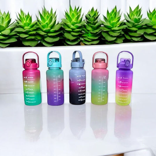 Motivational Water Bottle 2000ml