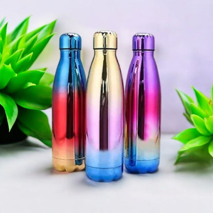 Rainbow Chrome Insulated Water Bottle 500ml