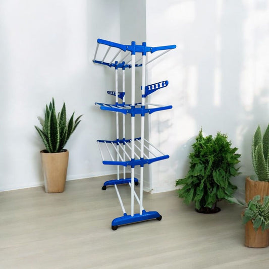 Foldable Multi-Layer Clothes Drying Rack