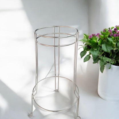 Stainless Steel Round Plant Stand