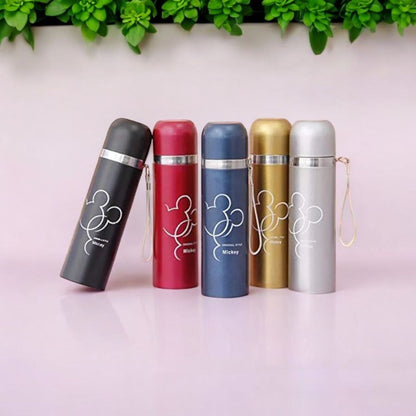 Mickey Print Insulated Travel Bottle 500ml