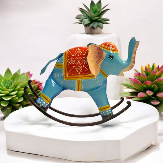 Rocking Elephant Decorative Figurine