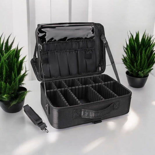Spacious Adjustable Makeup Storage Bag