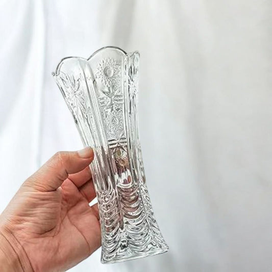 Elegant Glass Floral Vase