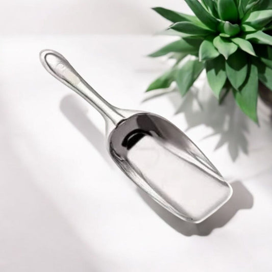 Stainless Steel Flat-Edge Kitchen Scoop