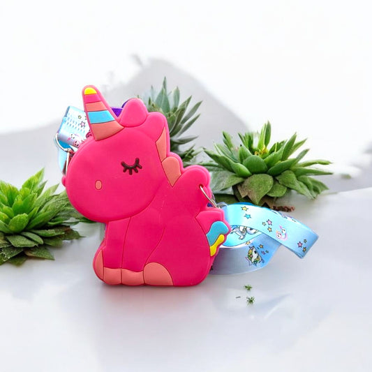 Adorable Pink Unicorn Crossbody Bag