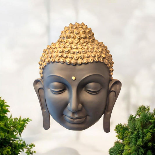 Buddha Head Decorative Sculpture