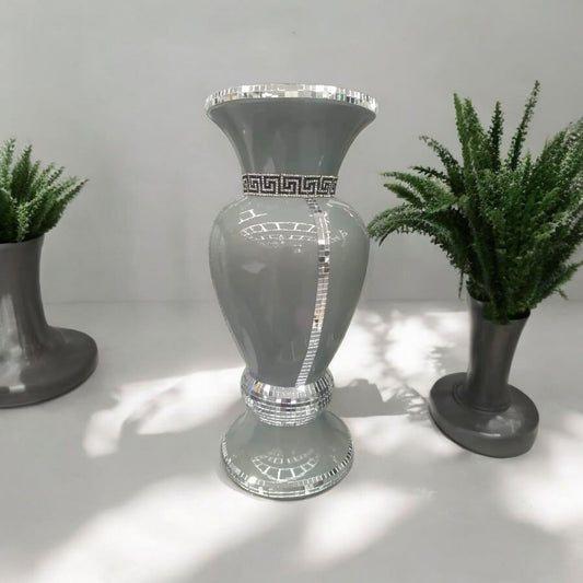 Grey Decorative Ceramic Vase