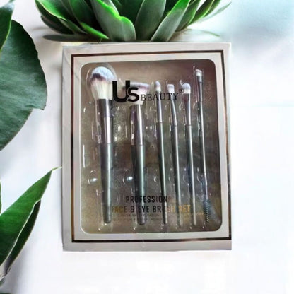 Professional Face & Eye Makeup Brush Set