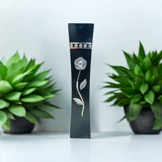 Stylish Black Decorative Flower Vase
