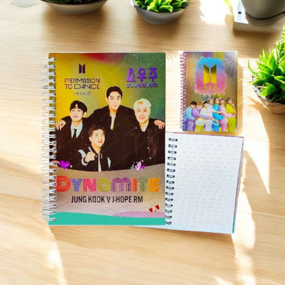 BTS Themed Spiral Notebook
