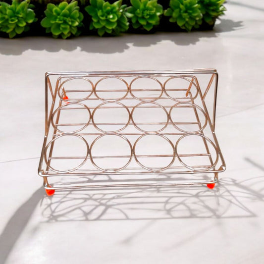Stainless Steel Bottle Storage Rack