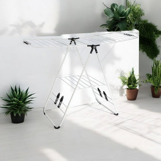 Foldable Metal Clothes Drying Rack Stand