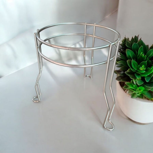 Compact Stainless Steel Plant Stand