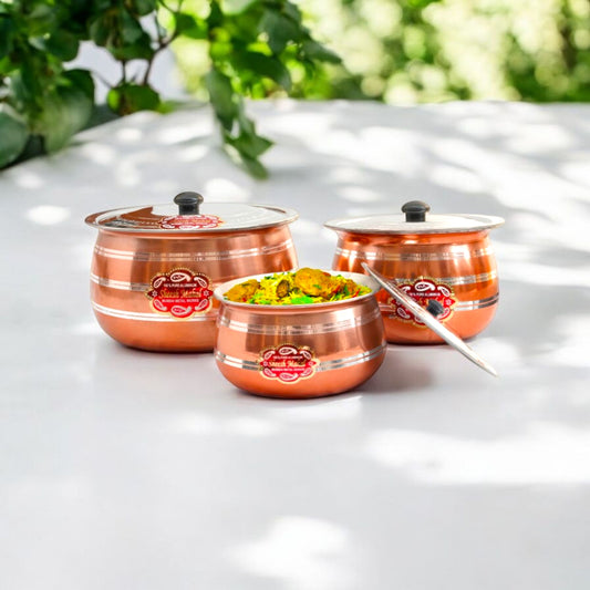 Copper Cooking Pot Set