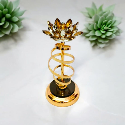 Golden Spiral Candle Holder