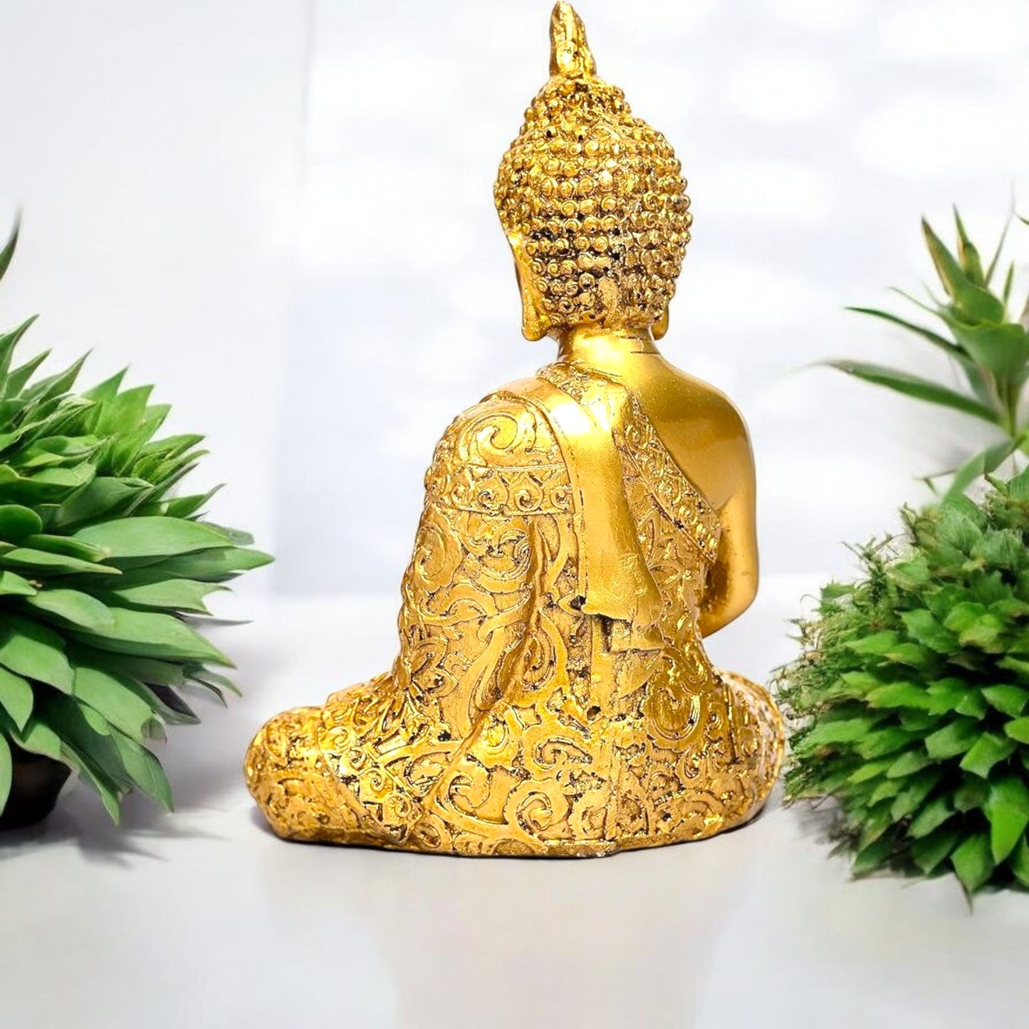 Golden Buddha Statue Home Decor