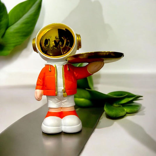 Astronaut Figurine with Tray