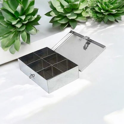 Stainless Steel Spice Storage Box with Lock
