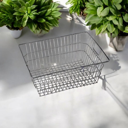 Stainless Steel Rectangular Wire Basket