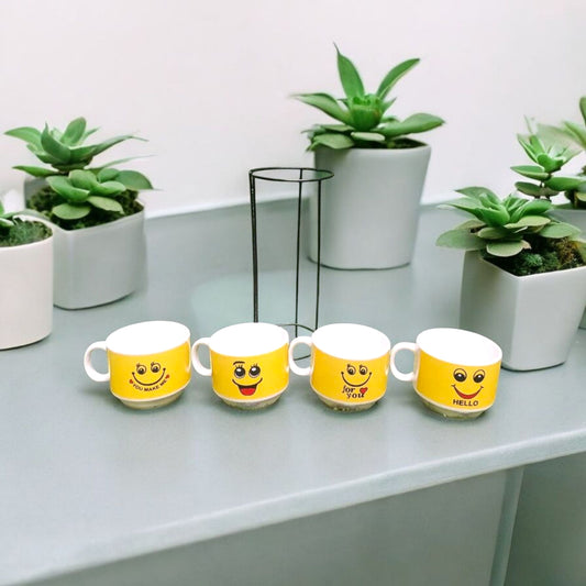 Cheerful Emoji Mug Set