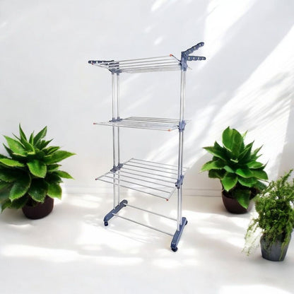 3-Tier Foldable Clothes Drying Rack
