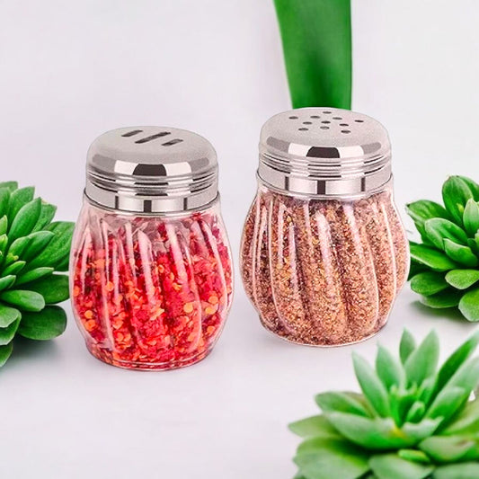 Glass Spice Shaker Set